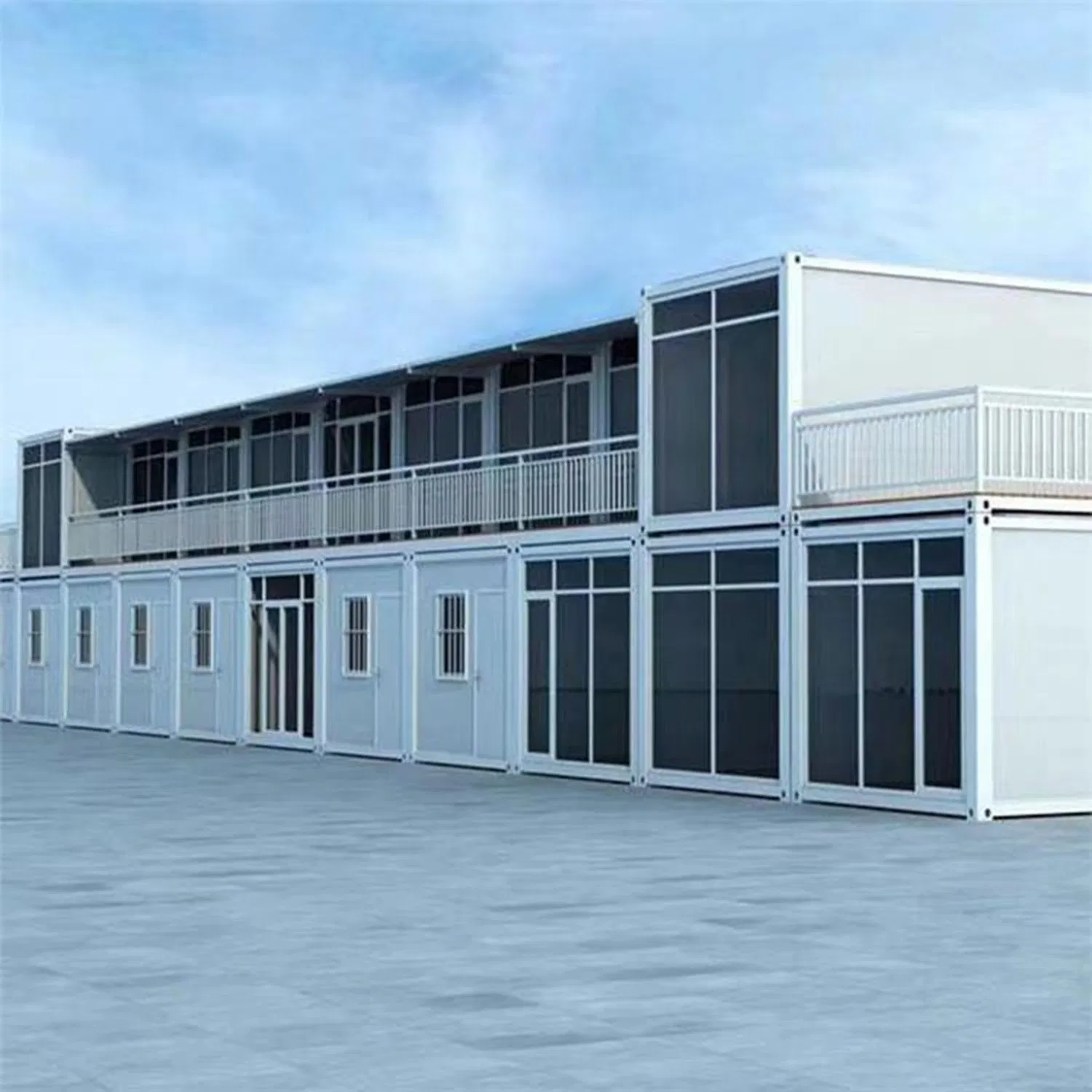 Prefabricated Flat Packaging for High Quality Folding Container House Granny Apartment