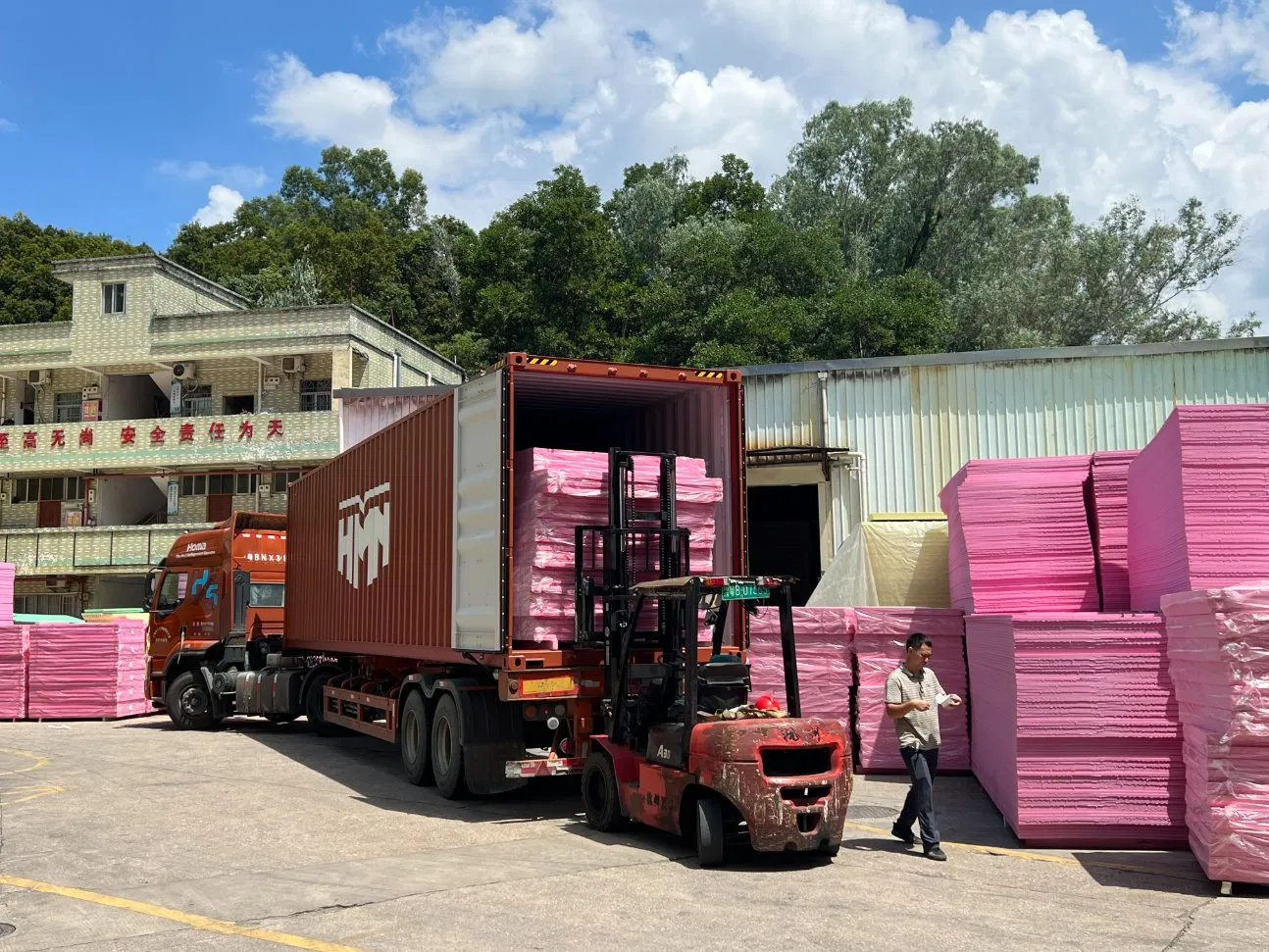 75mm Thermal Insulation Quality Supplier High Compression 500kpa XPS Foam Board Extruded Polystyrene