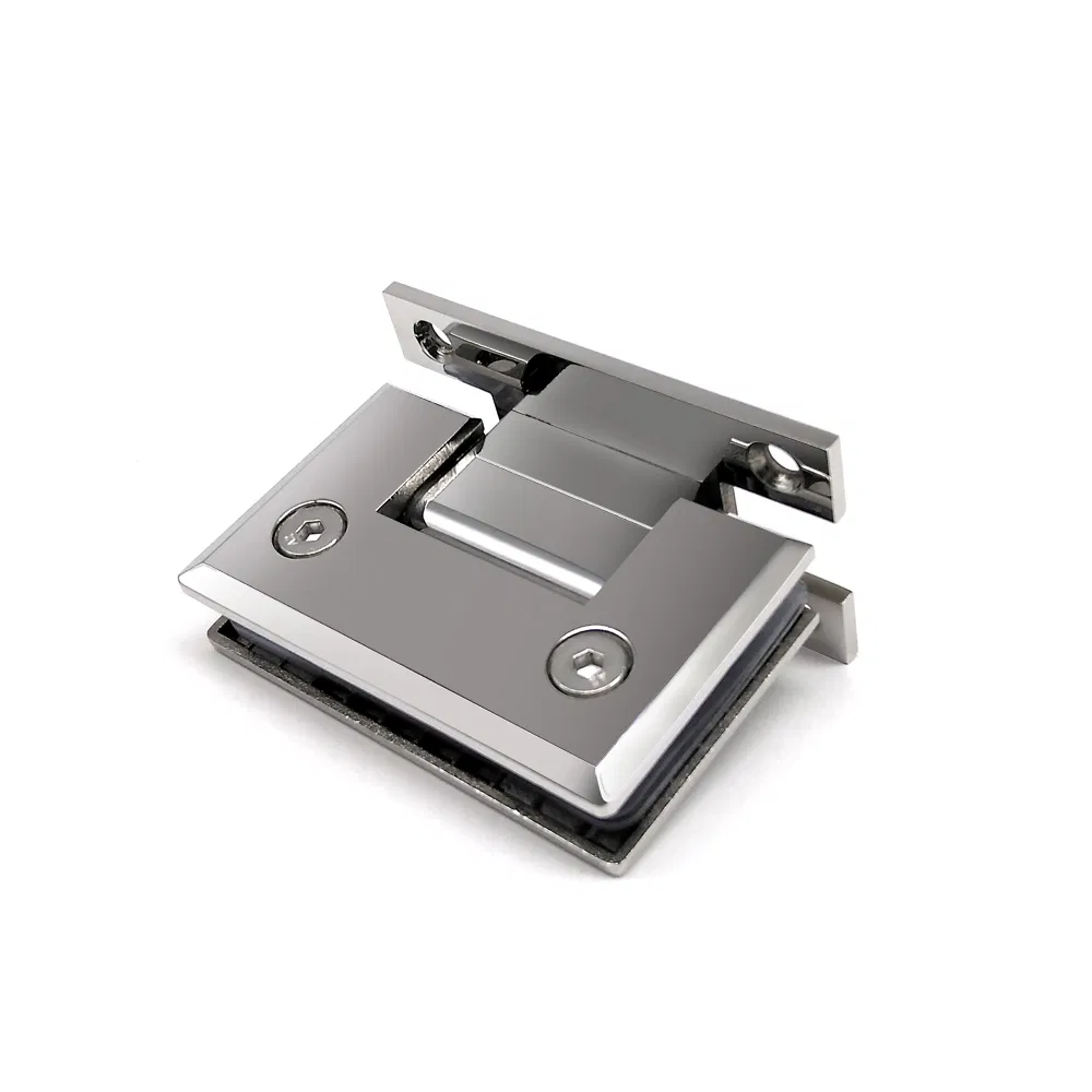 Stainless Steel Glass to Wall Matt Black Glass Door Pivot Shower Hinge