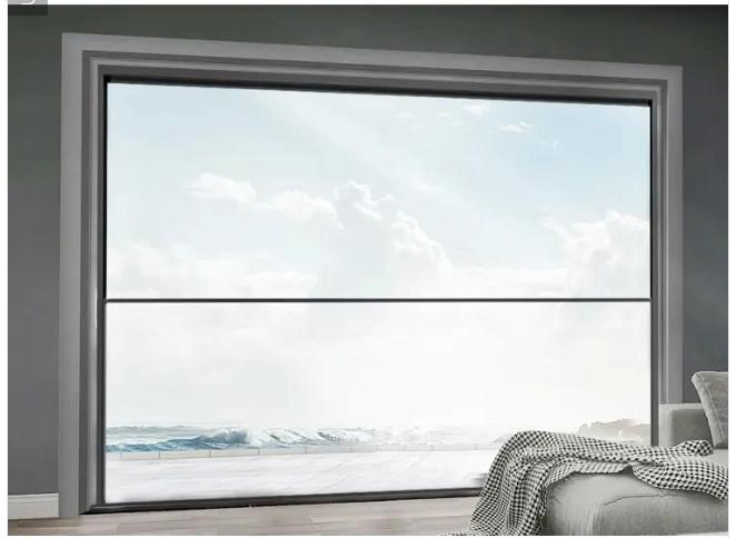 Vertical Sliding Window of Electric Lift Against Typhoon Glass Insulated Elevator