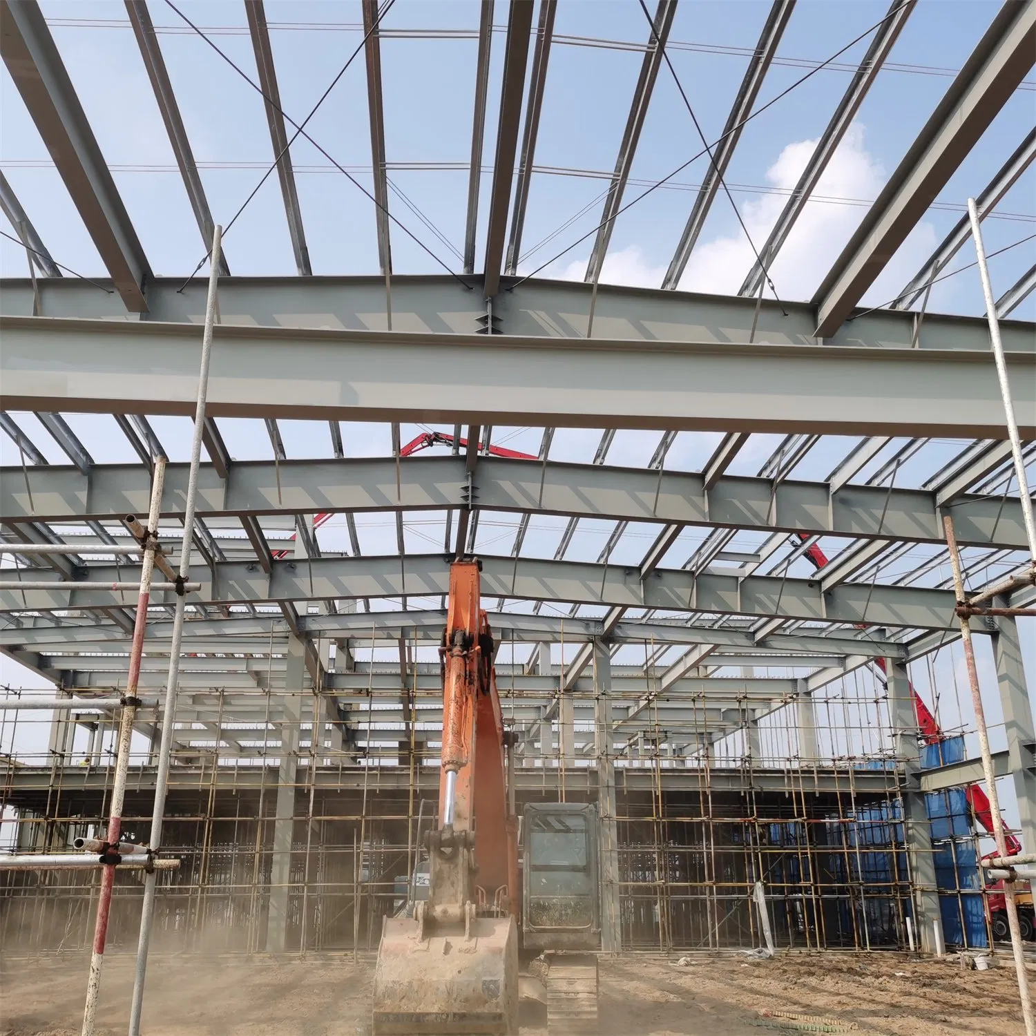 Professional Steel Structure Design and Construction for Large Industrial Workshop Warehouse
