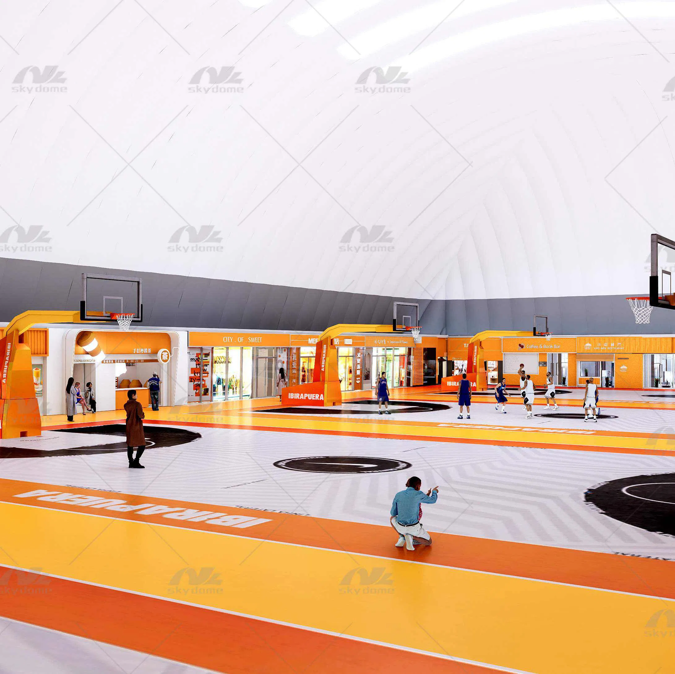 Basketball Air Dome in Wenan