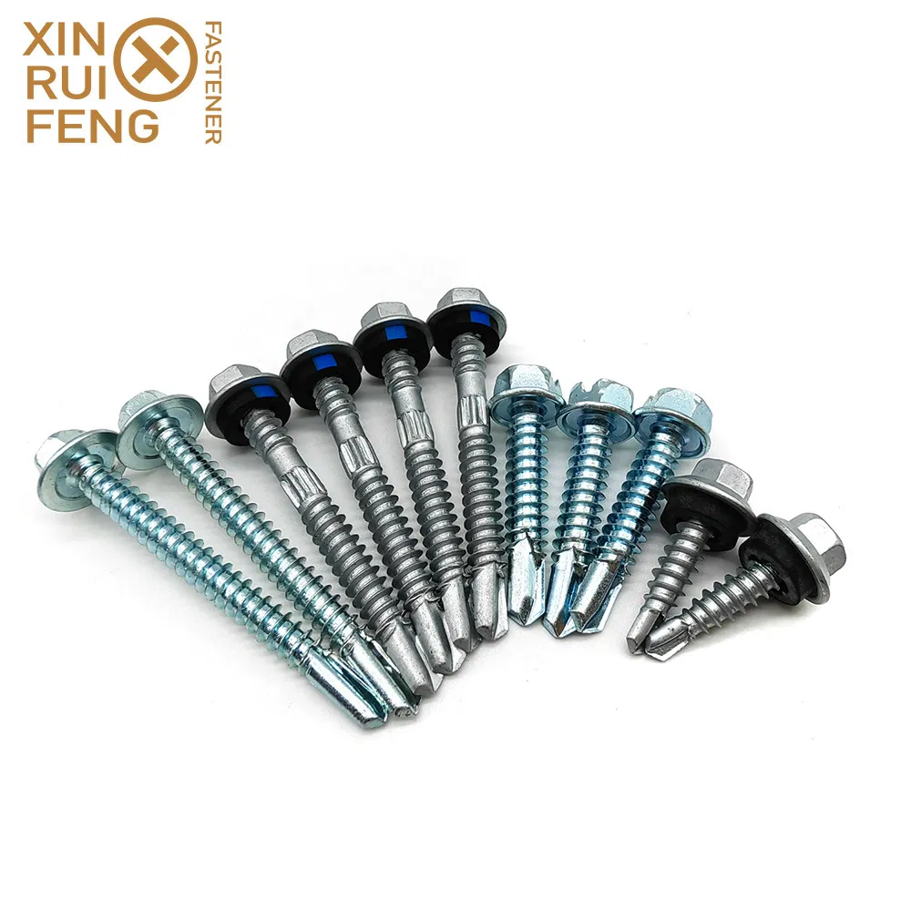 Hex Washer Head (HWH) Sheet Metal Screws Roof Self Drilling Metal Screws