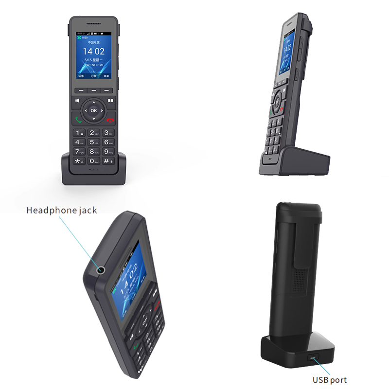 4G LTE Cordless IP Phone with SIM Card for Home Office Iph207wl