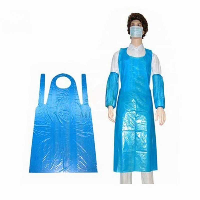 Versatile Disposable Polyethylene Kitchen Aprons for Cooking and Cleaning