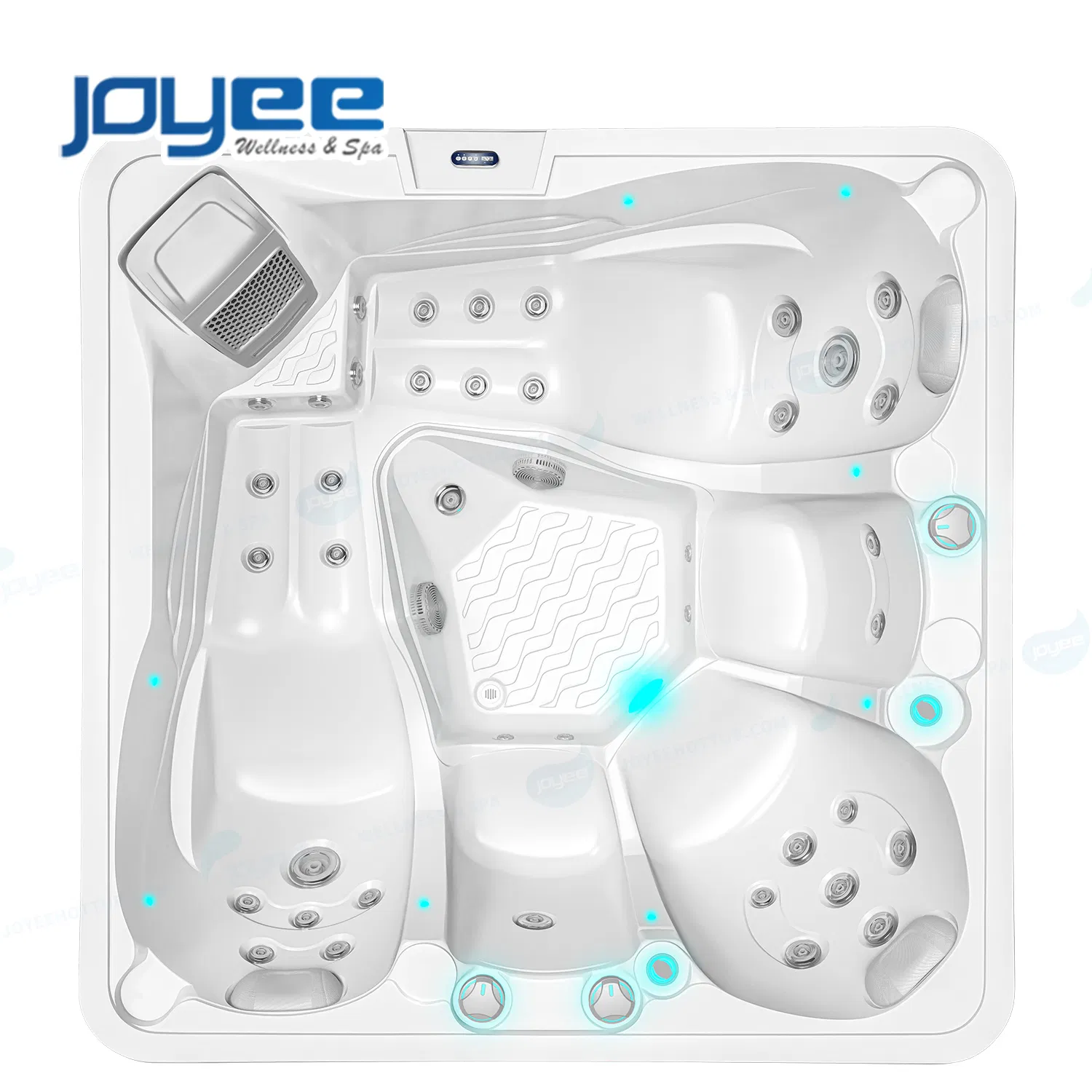 Горячая ванна Joyee Detroit на 5 человек с гидромассажем
