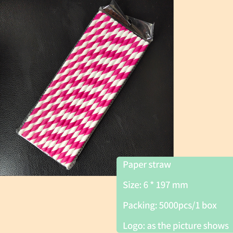 Wholesale Best-Selling Customized Color Paper Straw Biodegradable Paper Straws