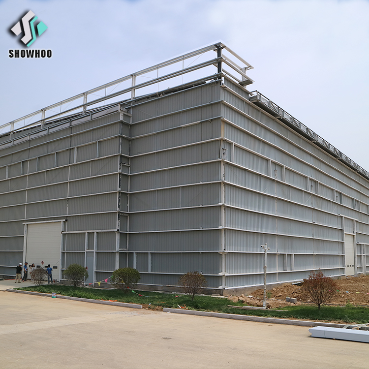 Steel Bar Storage Warehouse Shop Build Light Gauge Steel Structure Prefab Warehouse with Garage