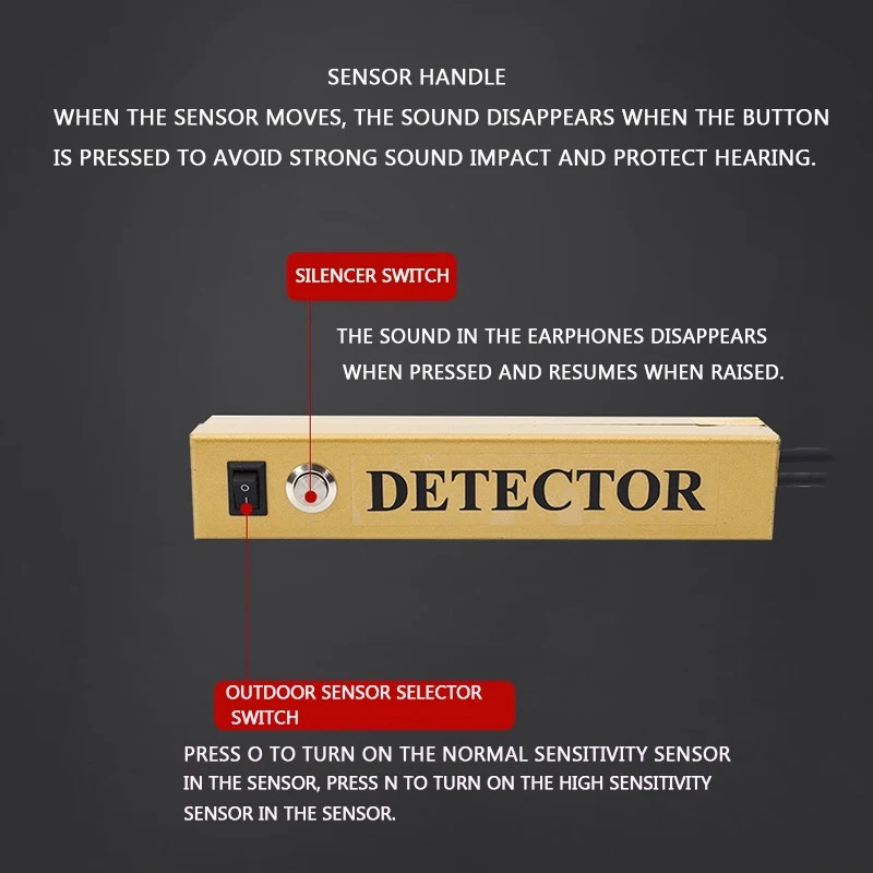 F999e Underground Water Leak Detector Precision Water Pipe Leak Detector