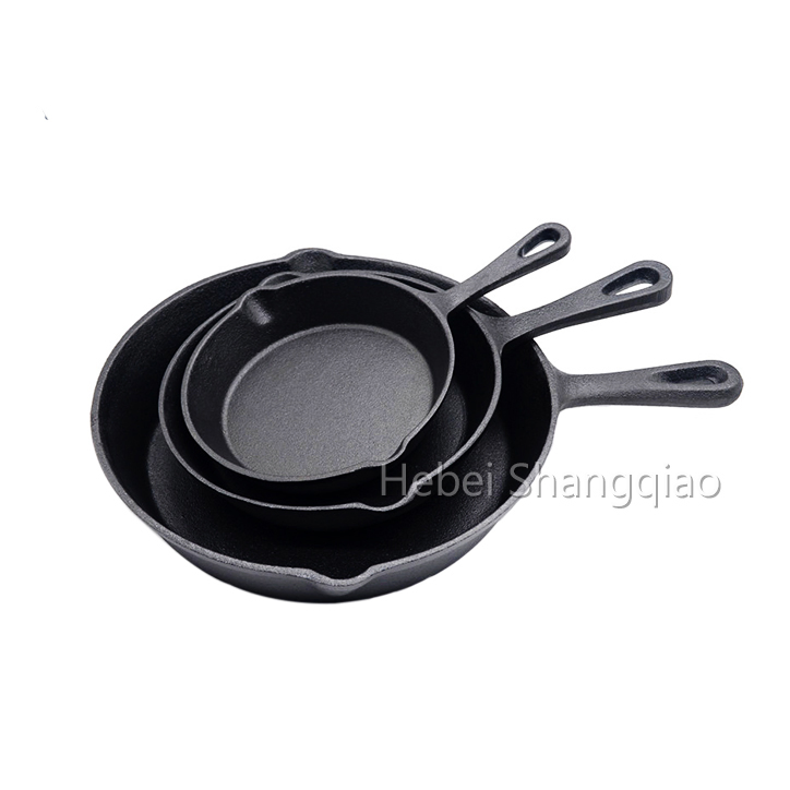 8 Inch Cast Iron Skillet Pre-Seasoned Fry Pan Cast Iron Pan