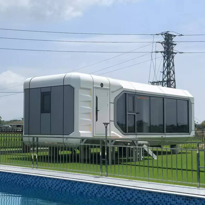 P5 Luxury Movable Prefabricated Shipping Container Space Capsule High-End Micro Homes Smart Expandable Houses Customizable Mobile Residences House