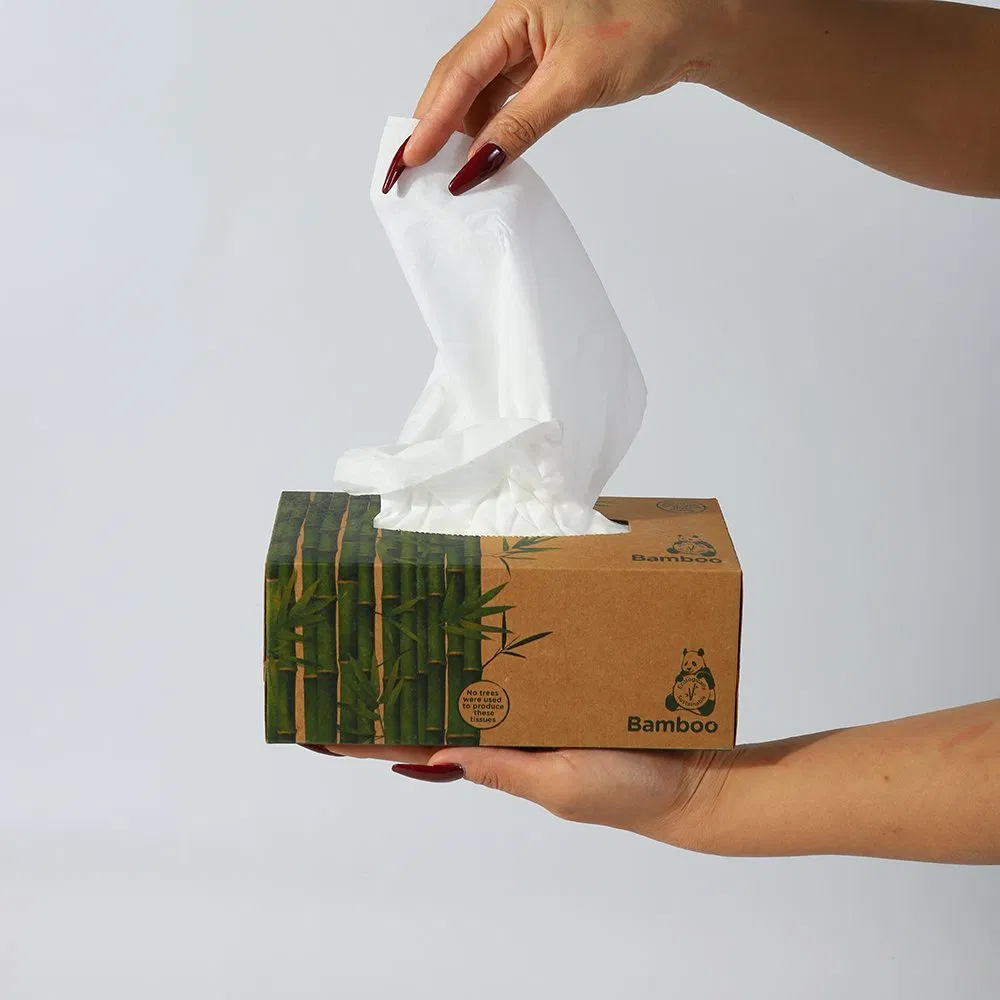 Natural Material Bamboo Fiber Face Tissue
