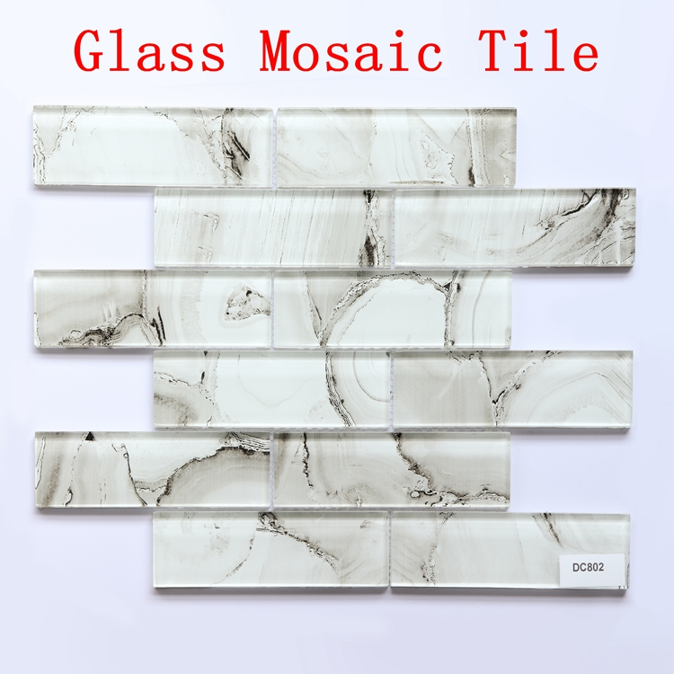 Мозаика Crystal Glass Strip для стен кухни и ванной