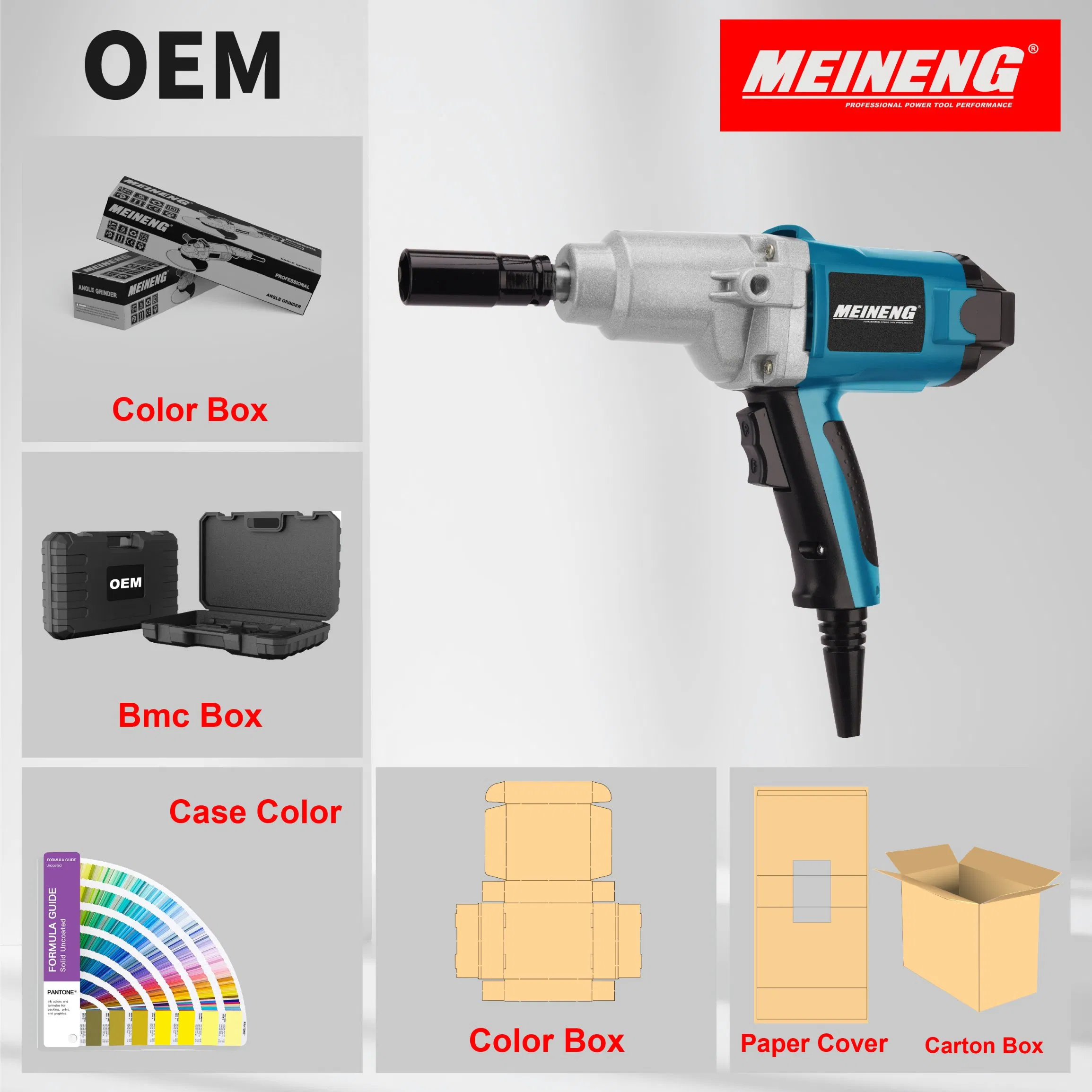 High Torque 400 Nm Electric Impact Wrench for Heavy-Duty Applications
