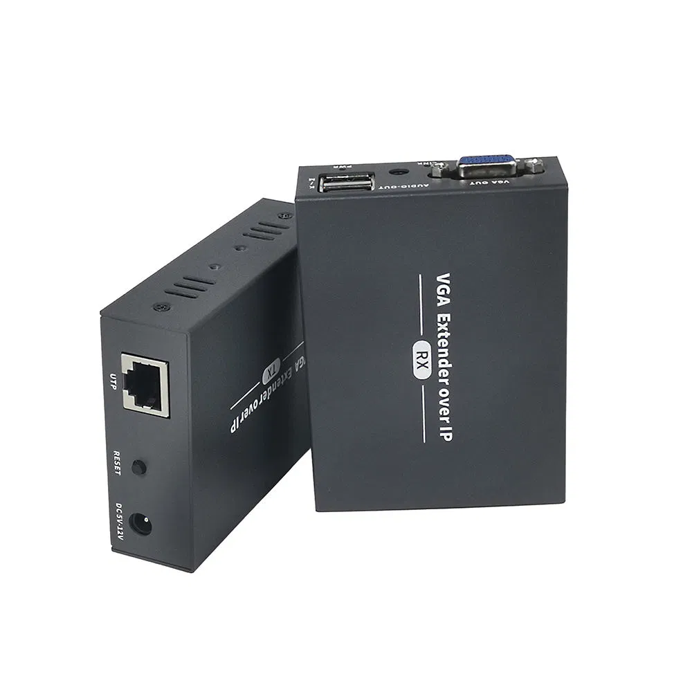 RJ45 to VGA Extender Kvm VGA Extender 100m Extender Kvm VGA 100 Metros