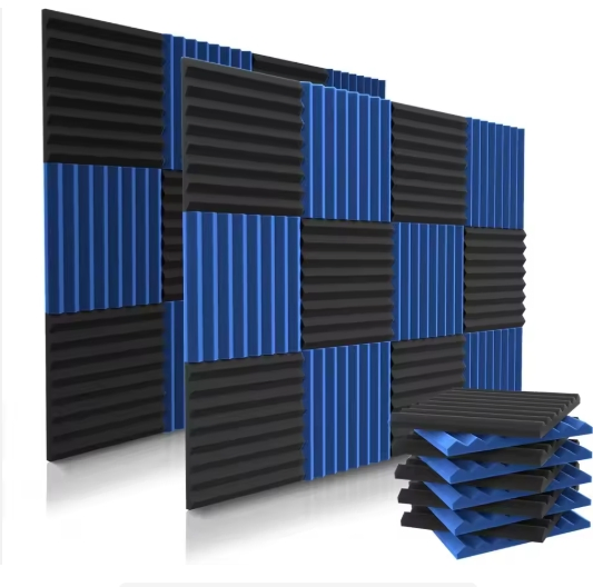 High Density Flame Retardant Wedge Sound Proof Wall Panels PU Acoustic Foam for Club KTV Hotel Music Recording
