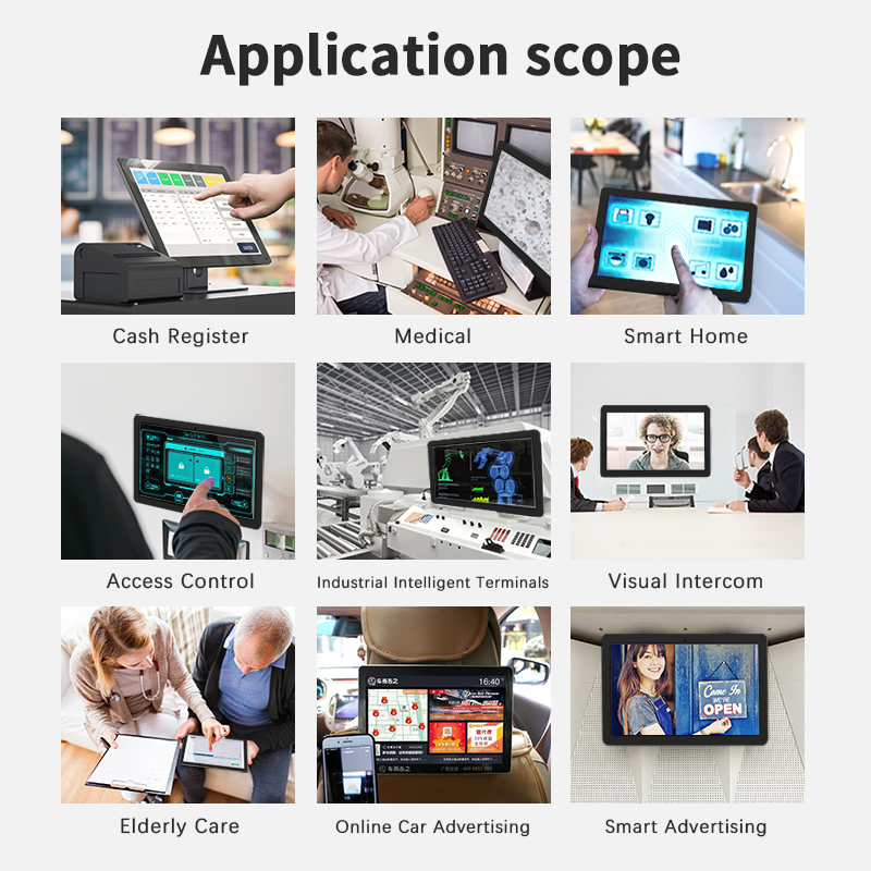Cost Effective 10/14/15.6/22/24/32 Inch Android Tablet PC Customer Feedback Evaluator Self Service Kiosks Wall Mounting Tablet