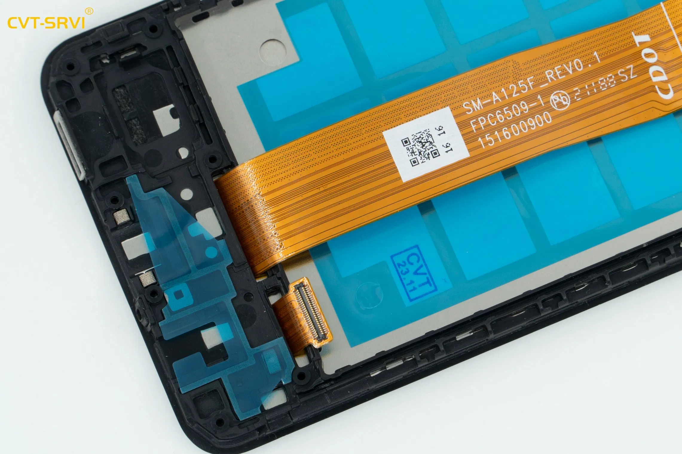 Оригинальный дисплей CVT для Samsung A12/A25/S23 Fe с рамкой