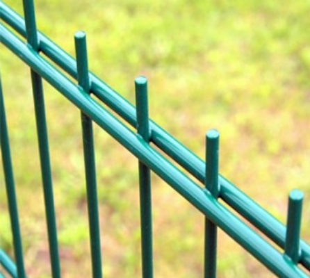 PVC Coated Double Wire Fence 656 868 Galvanized Welded Mesh/ 2D Fence Panels