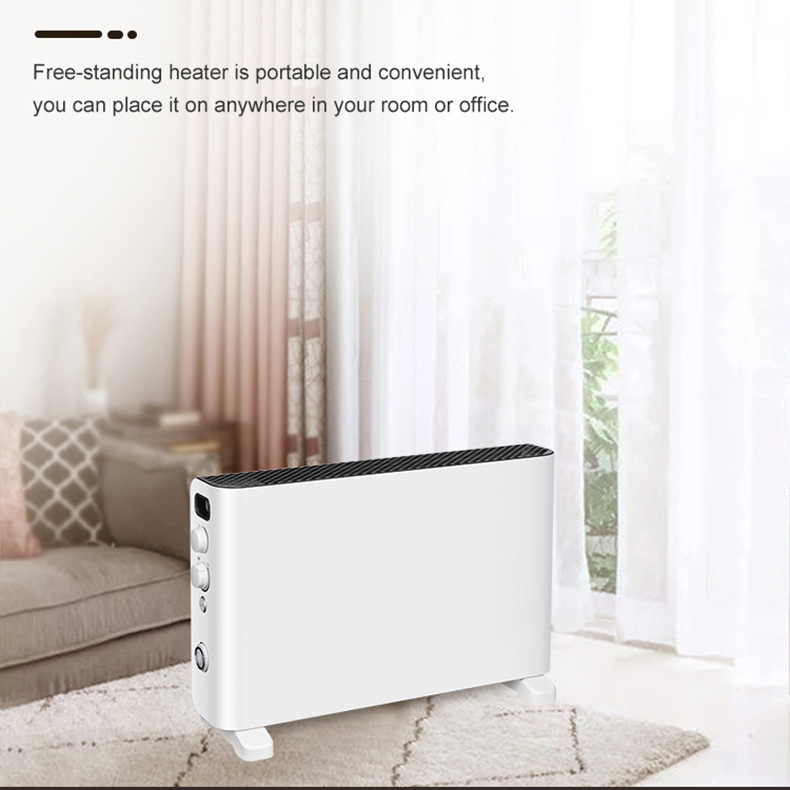 2000W Portable Full Room Radiant Space Heater with Adjustable Thermostat