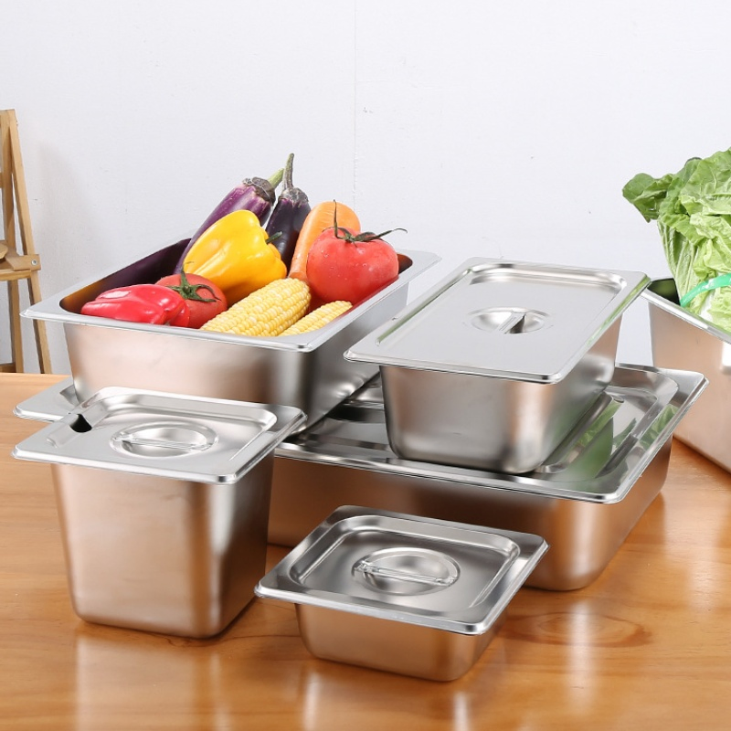 High Quality Hot Sell Stainless Steel Food Pan Gastronorm Container Gn Pan