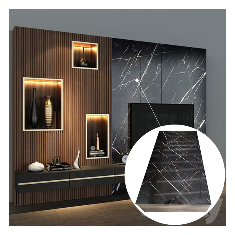 PVC Carbon Slate Marble Board Wall Panel PVC UV Marble Sheet Wall Paneling Sheet
