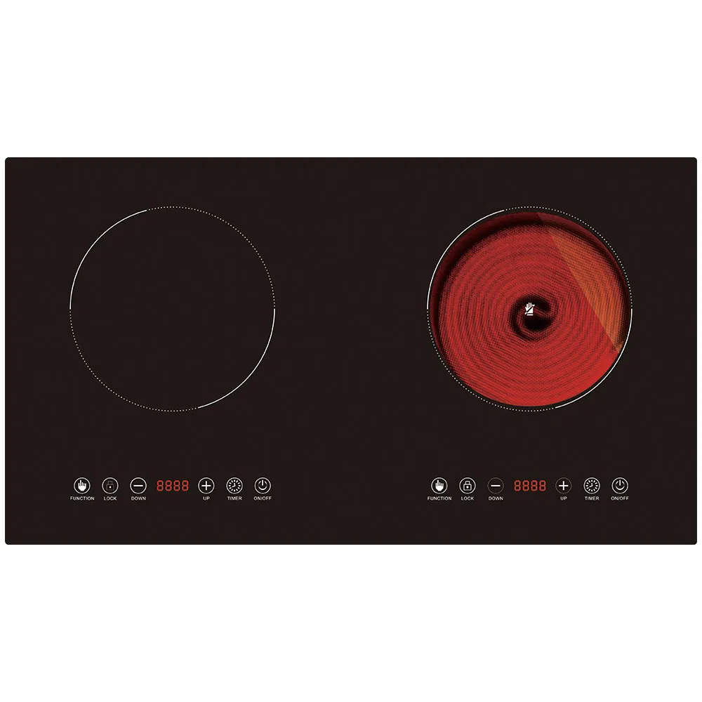 Built-in Metal Body Double burner Radiant Cooker/Infrared cooker