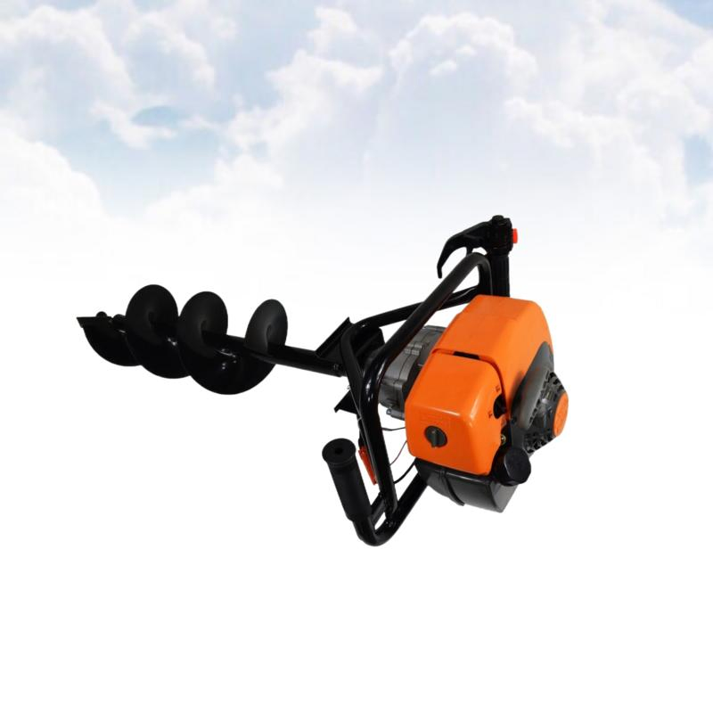 52cc Gasoline Drilling Tools Earth Auger Machine Auger Soil Drilling