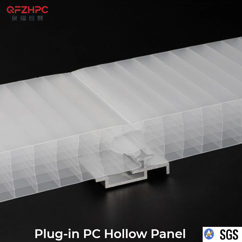 Light Diffusion Polycarbonate Plug-Pattern Hollow Sheet for Advertisement Buildings
