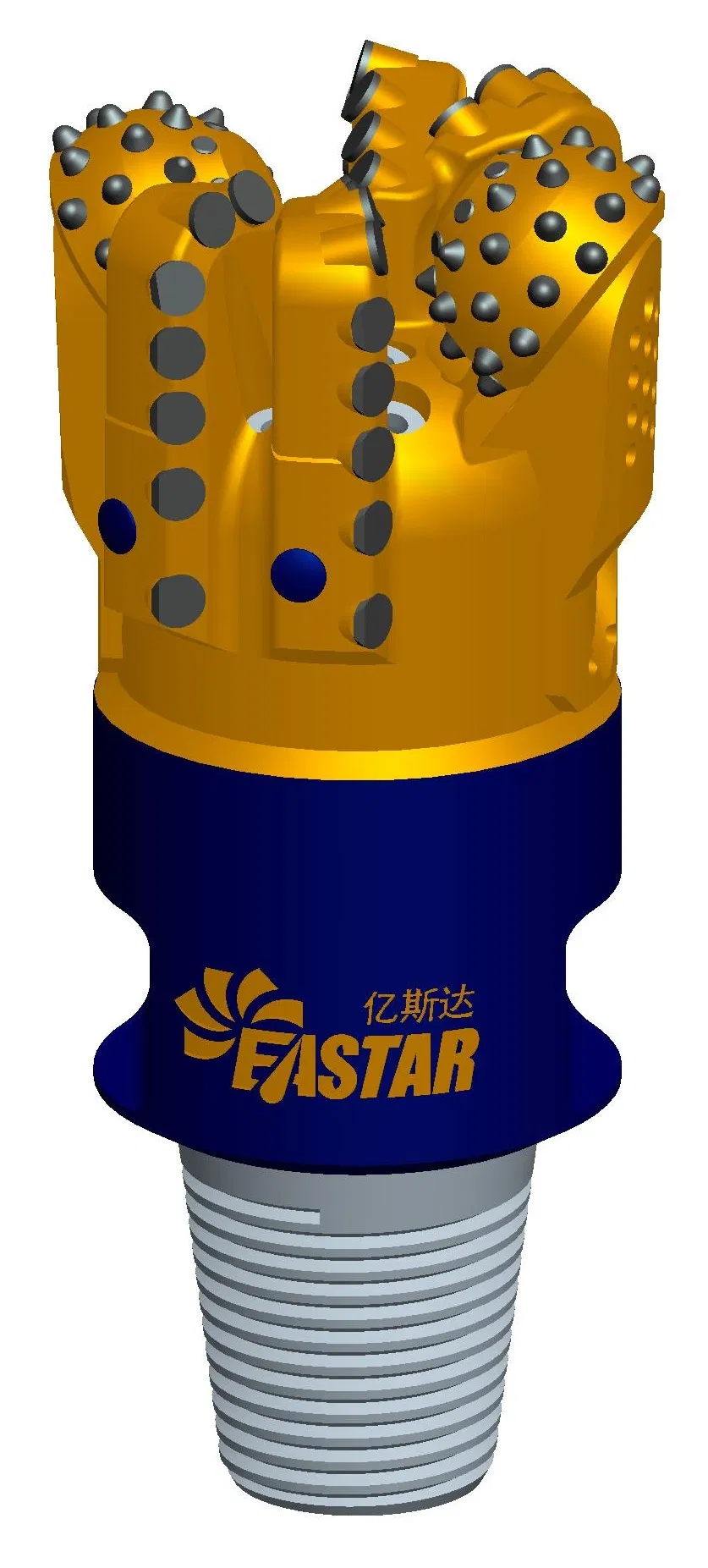 API Factory High Quality Hybrid Bit 5-7/8 Steel Body Hybrid Drill Bit Reduce Drilling Costs for Oil and Gas Drilling