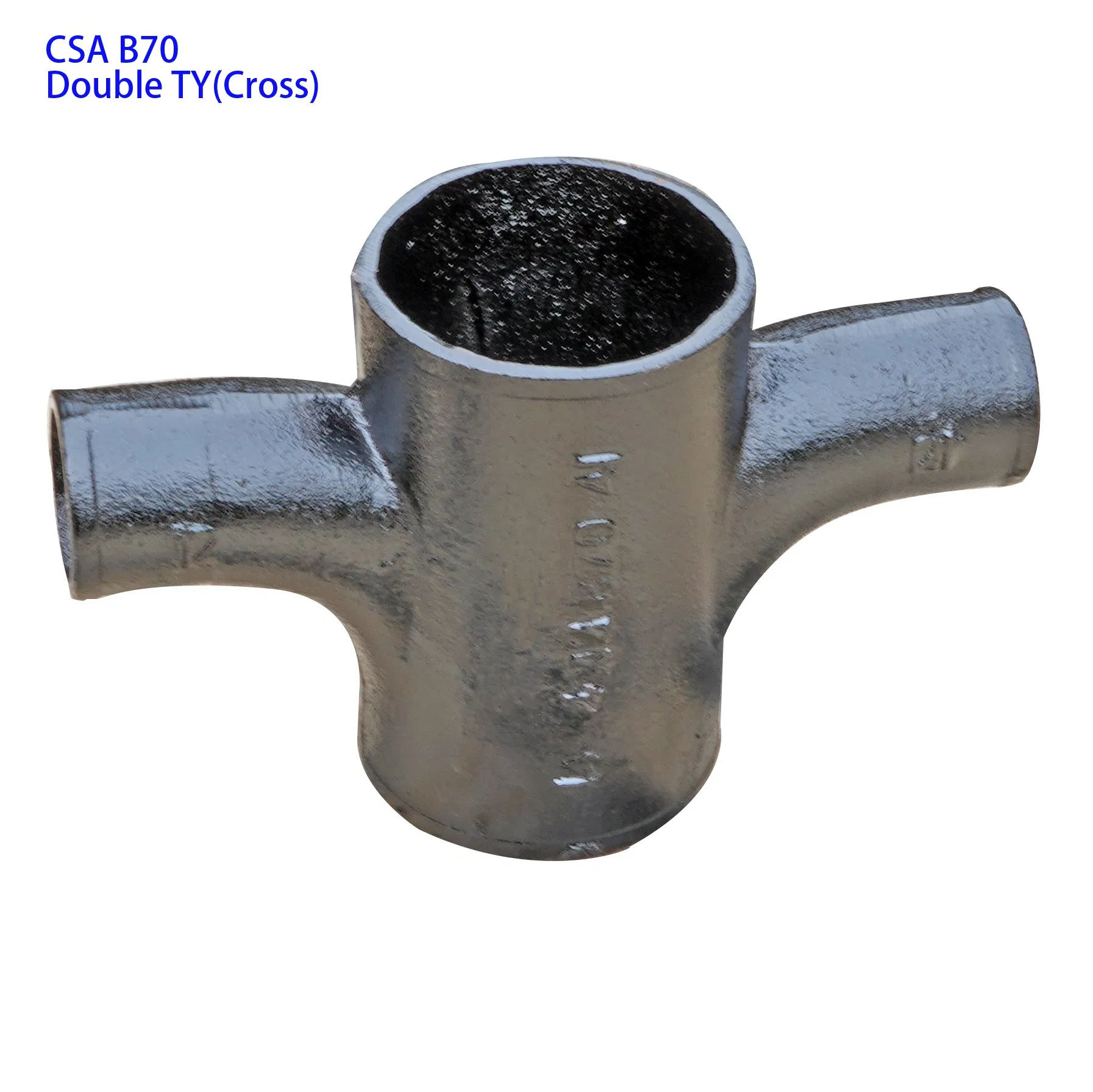 CSA B70 Standard Cast Iron Pipes and Fittings Double "TY"(Cross)
