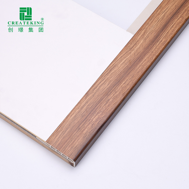 China Supplier Hot Sale Elegant 68*20.5mm Wood-Grain Waterproof PVC Stair Nosing Profiles