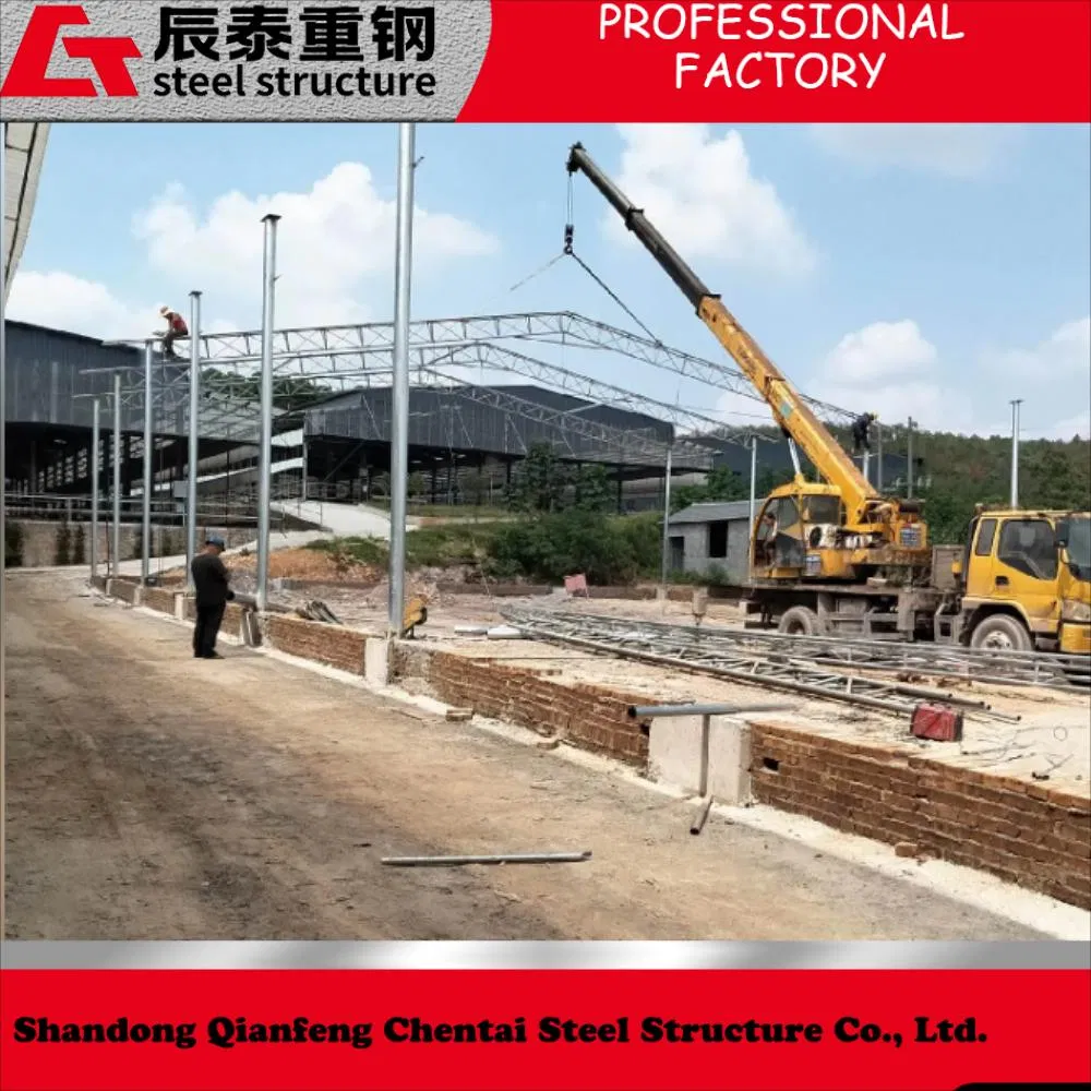 High Quality Prefabricated Steel Structure Poultry Construction for Chicken and Cow Shed