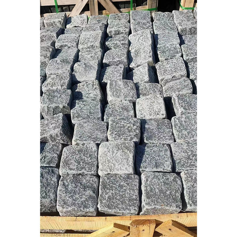 Light Grey/Dark Grey/Yellow G603/G654/G682 Natural Slate Marble Granite Cobbles/Pebbles Tumbled&Split Paving Stone for Garden Decoration Building Material Price