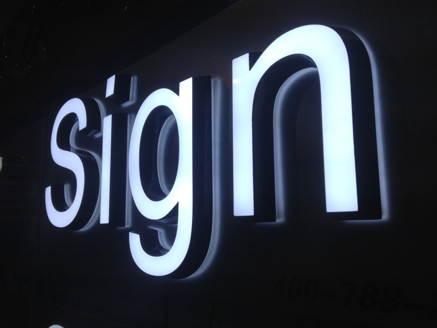 3D Steel Fabricated Illuminated and Non-Illuminated Letters Sign