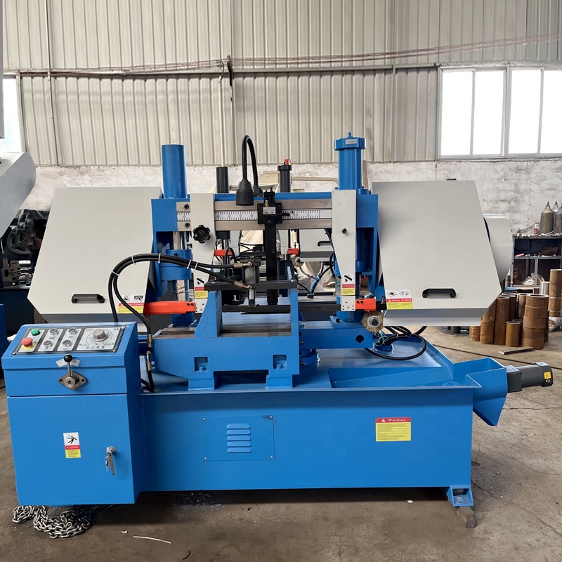 Станок ленточнопильный двухстоечный промышленный по металлу GHZ4230