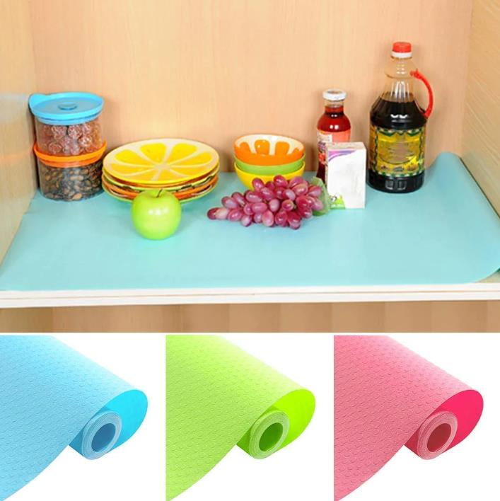 EVA Multipurpose Anti Slip Mat Sheet for Fridge, Bathroom, Kitchen (Random Colour)