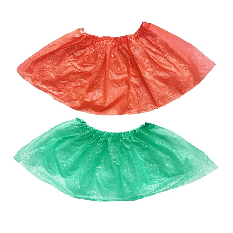 Medical Disposable CPE Shoecover Cleanroom PE Anti Slip Plastic Waterproof Shoe Cover