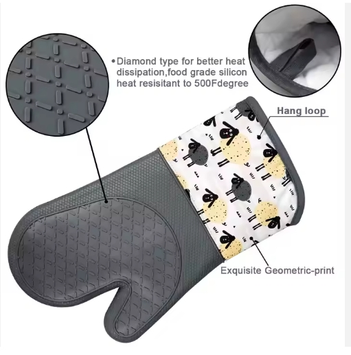 Прихватка для духовки OM-1 с печатью логотипа