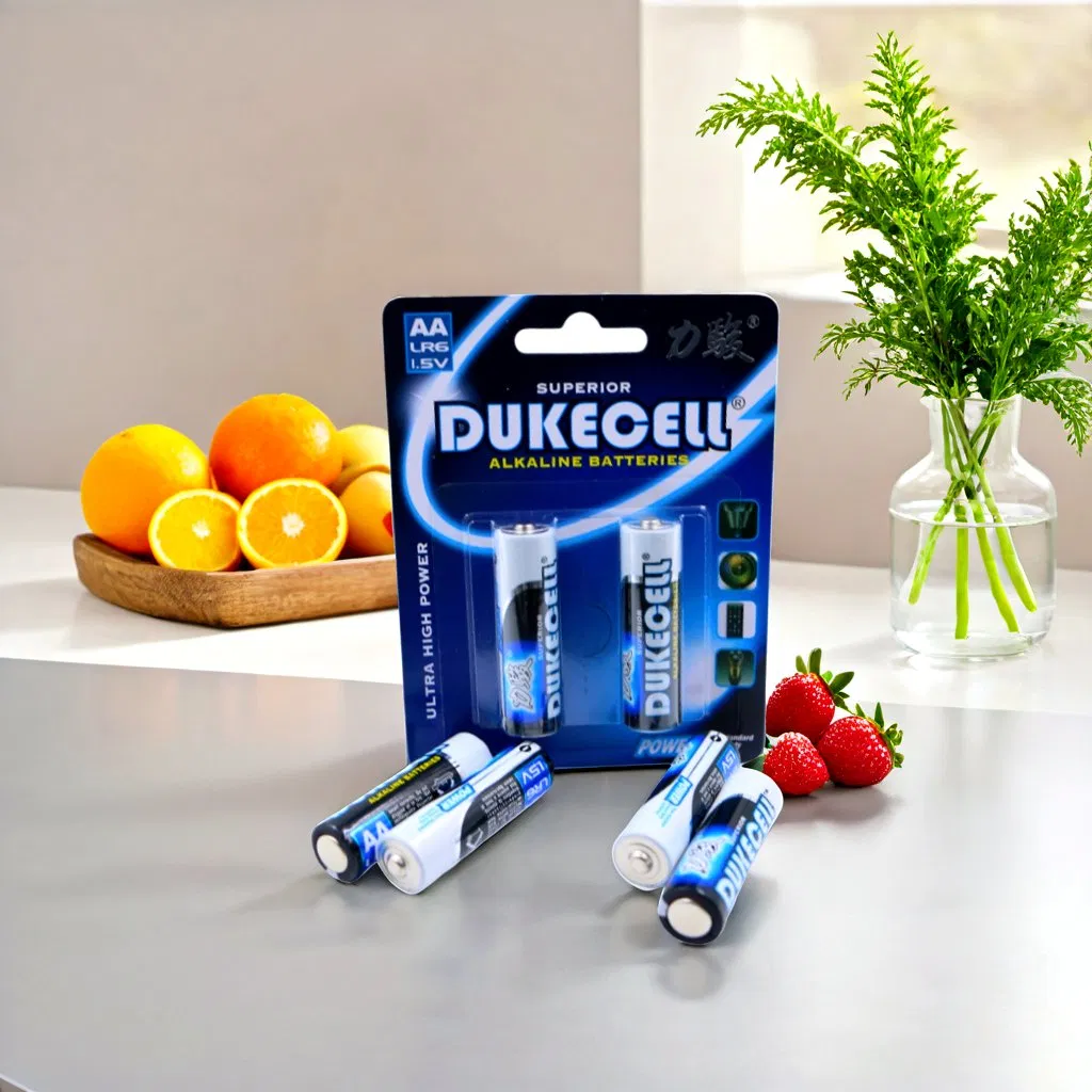 Батарейки AA алкалиновые DUKECELL 1.5V, 2 шт.