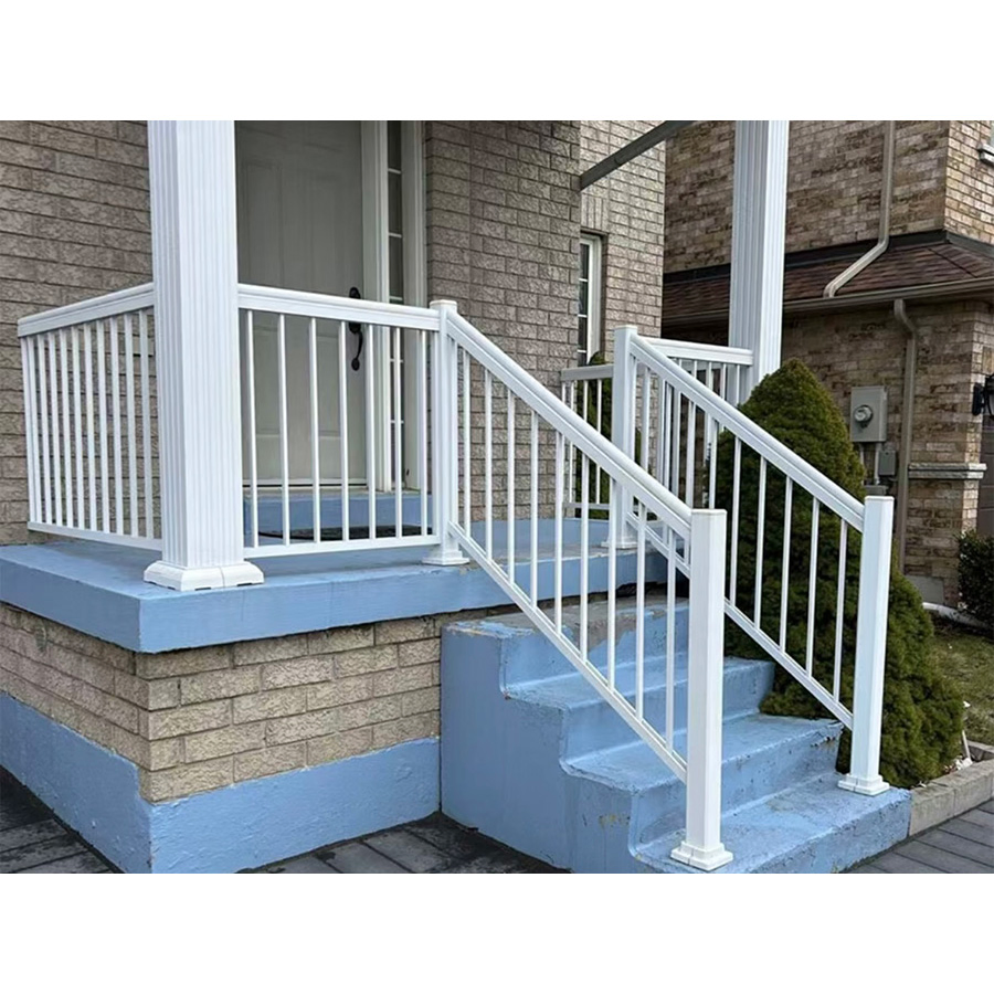 Customized Balcony Baluster Aluminum Stair Guardrail Garden Fence Handrail External Balustrade Courtyard Railing Custom Aluminium Alloy Deck Railings