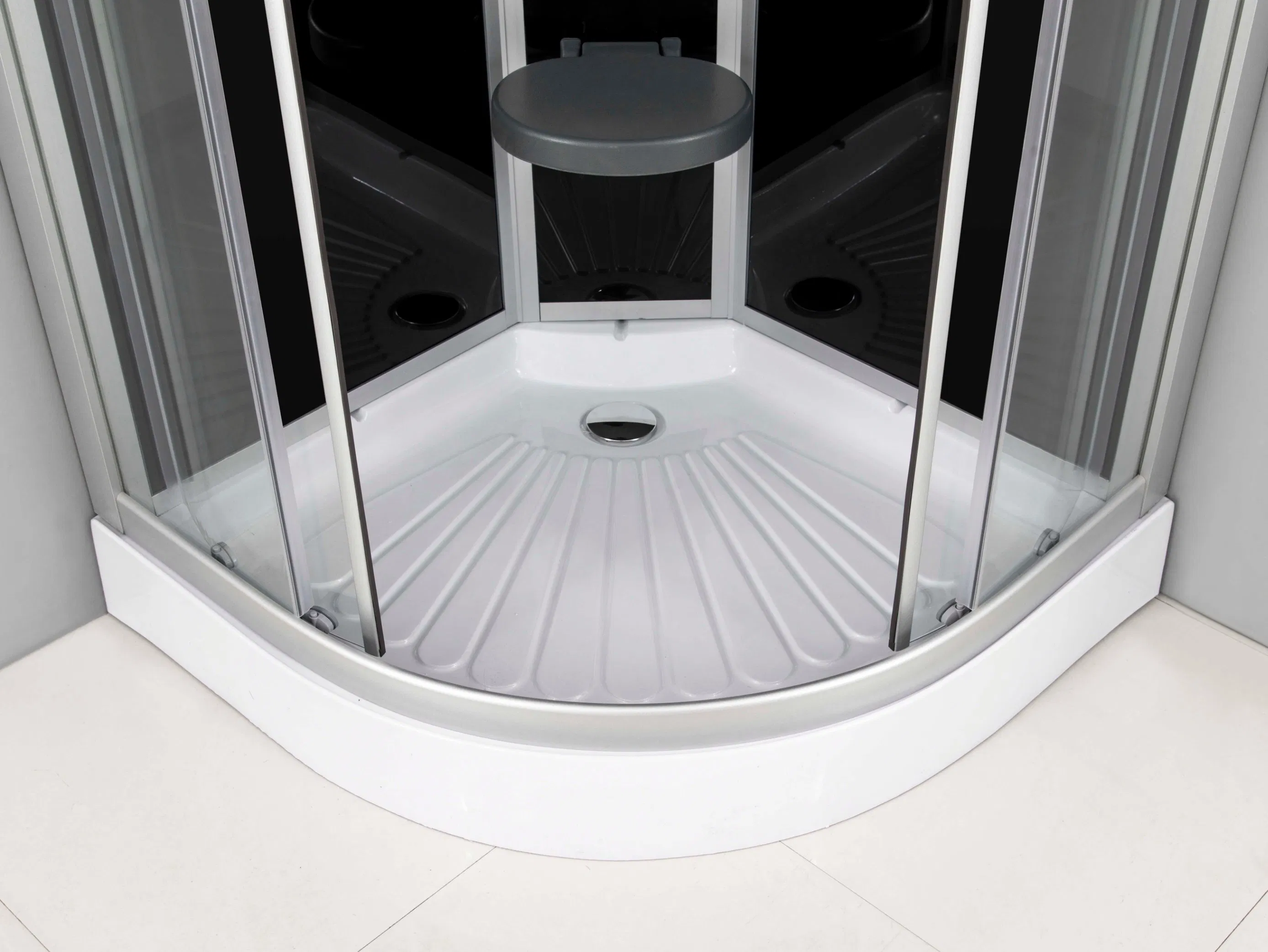 Black Potable Hydro Massage Steam Shower Bathroom (TL-8805)