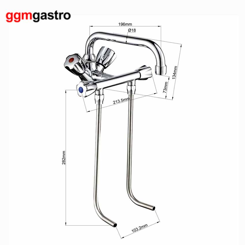 High Quality Single Hole Hot and Cold Kitchen Sink Faucets Stainless Steel Water Mixer Tap