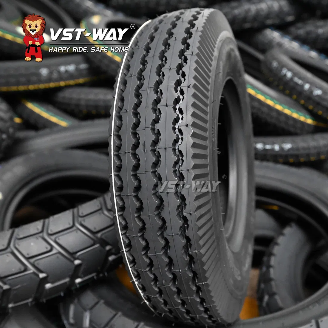 Шина мотоциклетная TVS 4.00-8 для трициклов и тук-туков