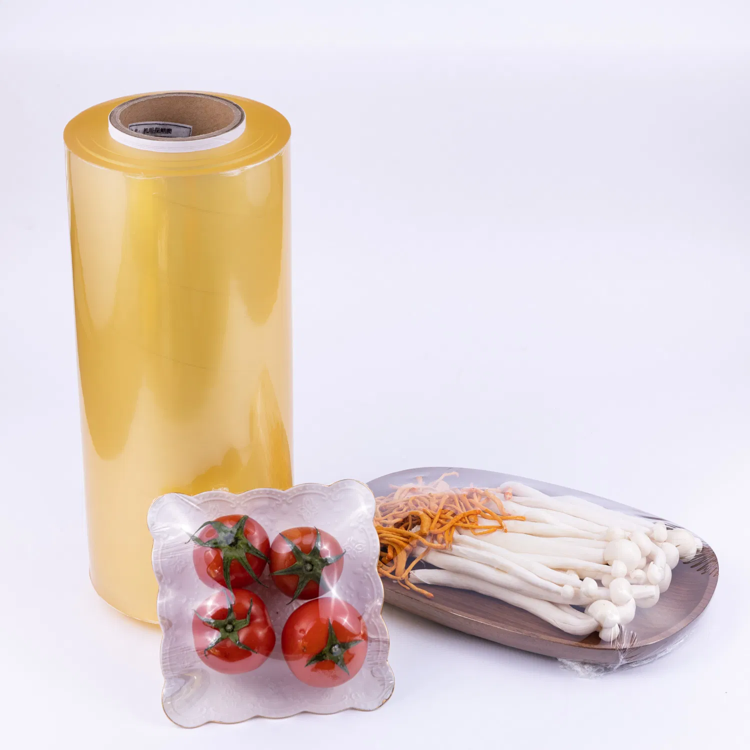 High Transparen Fungus Food/Mushroom Food Grade Wrap Cling Film