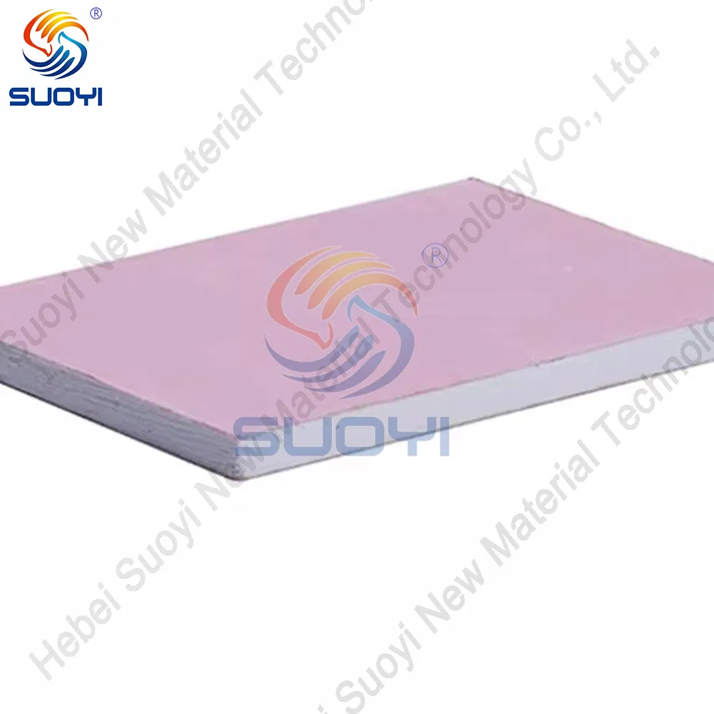 Suoyi 12mm Partition Drywall Building Material Cheap Prices Gypsum Board Plaster Board