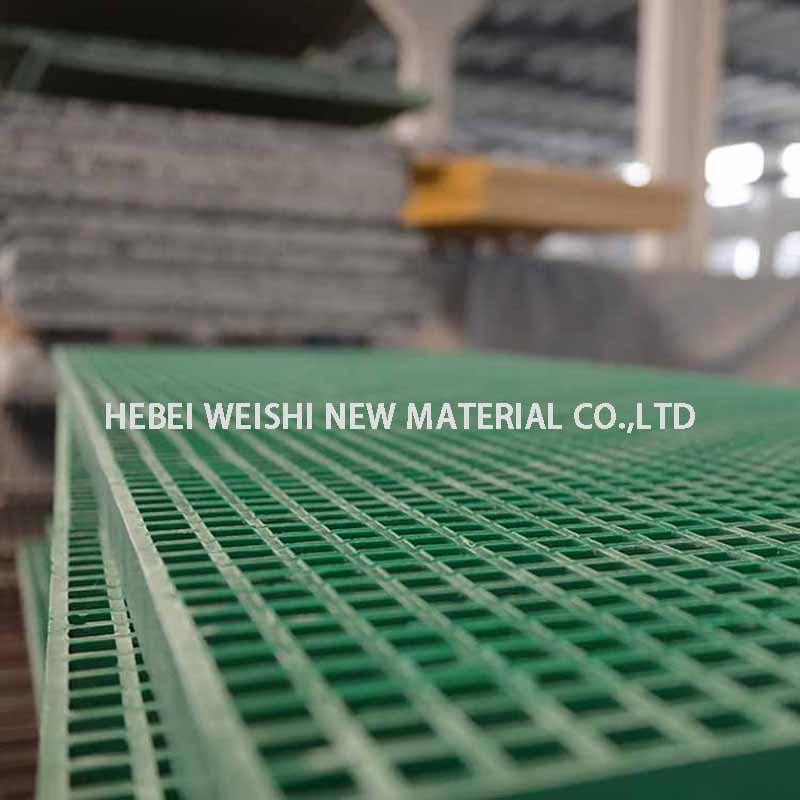Smooth, Concave, Gritted Surface FRP Grating Sheet for Flooring