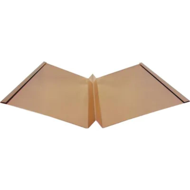 Standard W-Shape Roof Metal Valley Flashing with Safety Edge for Roof Building