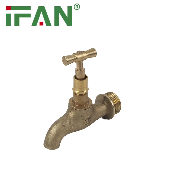 Ifan Hot Selling Brass Tap 1/2" 3/4" Brass Bibcock Tap Good Price Brass Bibcock