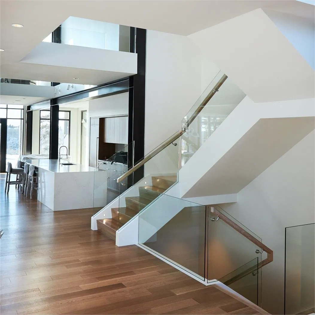 Easy Assembled High Quality Modern Outdoor Balcony Mezzanine Glass Railing